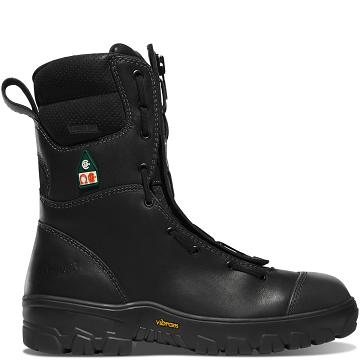 Buty Taktyczne Danner Modern Firefighter 8" Composite Metalowym (NMT) Męskie Czarne | PL1322NB