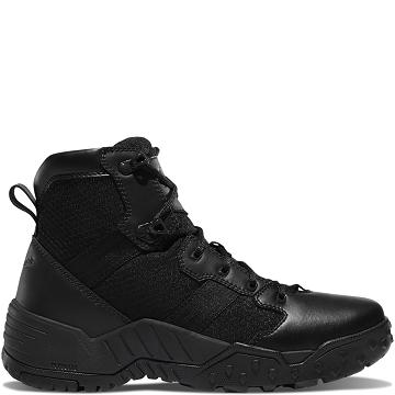 Buty Taktyczne Danner Scorch Side-Zip Hot 6" Męskie Czarne | PL1329YU