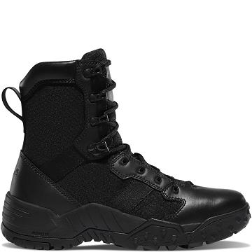 Buty Taktyczne Danner Scorch Side-Zip Hot 8" Męskie Czarne | PL1331IS