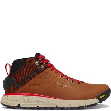 Buty Trekkingowe Danner Trailowe 2650 Mid GTX Damskie Brązowe Czerwone | PL1063MA