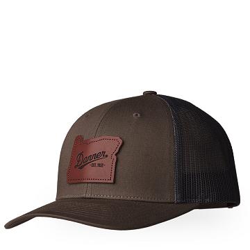 Czapki Danner Trucker Cap Damskie Zielone Brązowe | PL1248EX