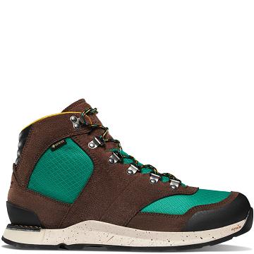 Kozaki Robocze Danner Free Spirit Męskie Kawa Zielone | PL1590UT