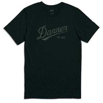 Ubrania Danner Distressed Logo SS Tee Damskie Czarne | PL1269BC