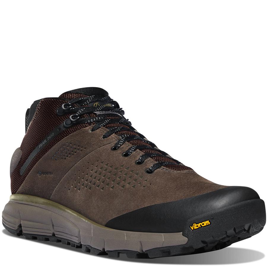 Buty Danner Trailowe 2650 GTX Mid Męskie Brązowe Zielone | PL1338GL