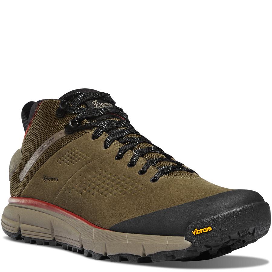 Buty Danner Trailowe 2650 GTX Mid Męskie Oliwkowe | PL1339HK