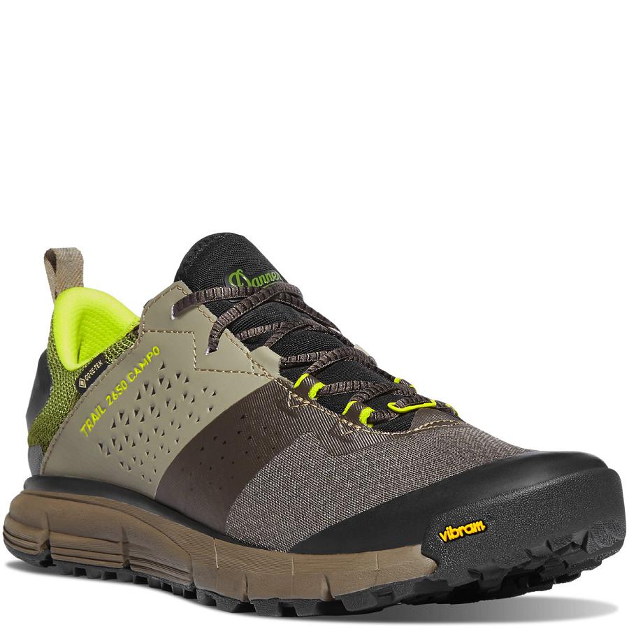 Buty Trekkingowe Danner Trailowe 2650 Campo GTX Męskie Brązowe Zielone | PL1437PQ