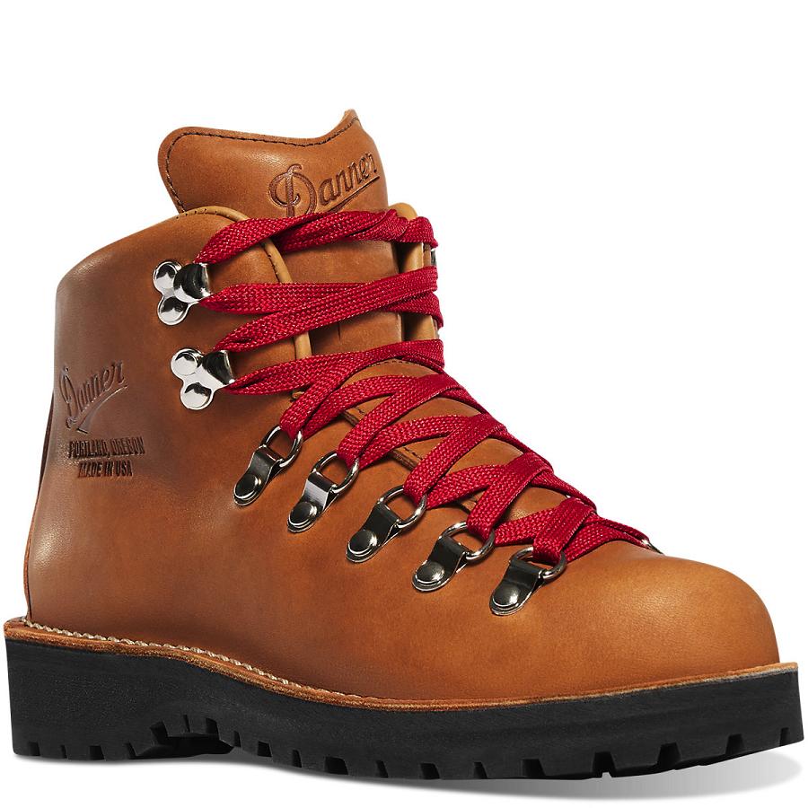 Kozaki Danner Mountain Light - GORE-TEX Damskie Brązowe | PL1139BC