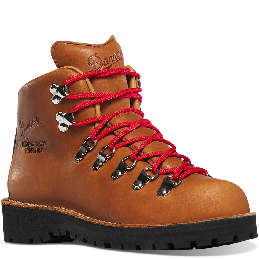 Kozaki Danner Mountain Light - GORE-TEX Damskie Brązowe | PL1139BC