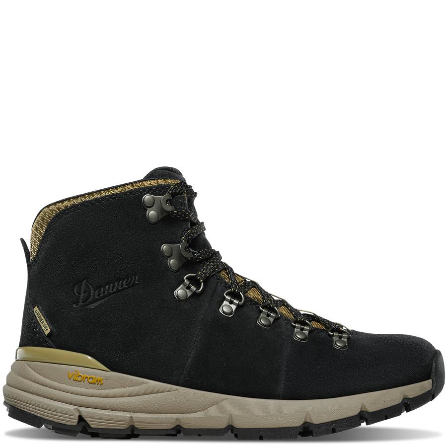 Kozaki Trekkingowe Danner Mountain 600 Damskie Czarne Khaki | PL1073PQ