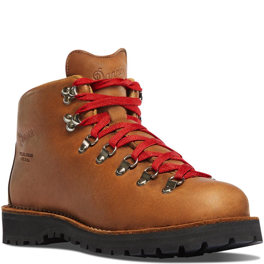 Kozaki Trekkingowe Danner Mountain Light - GORE-TEX Męskie Brązowe | PL1468GL