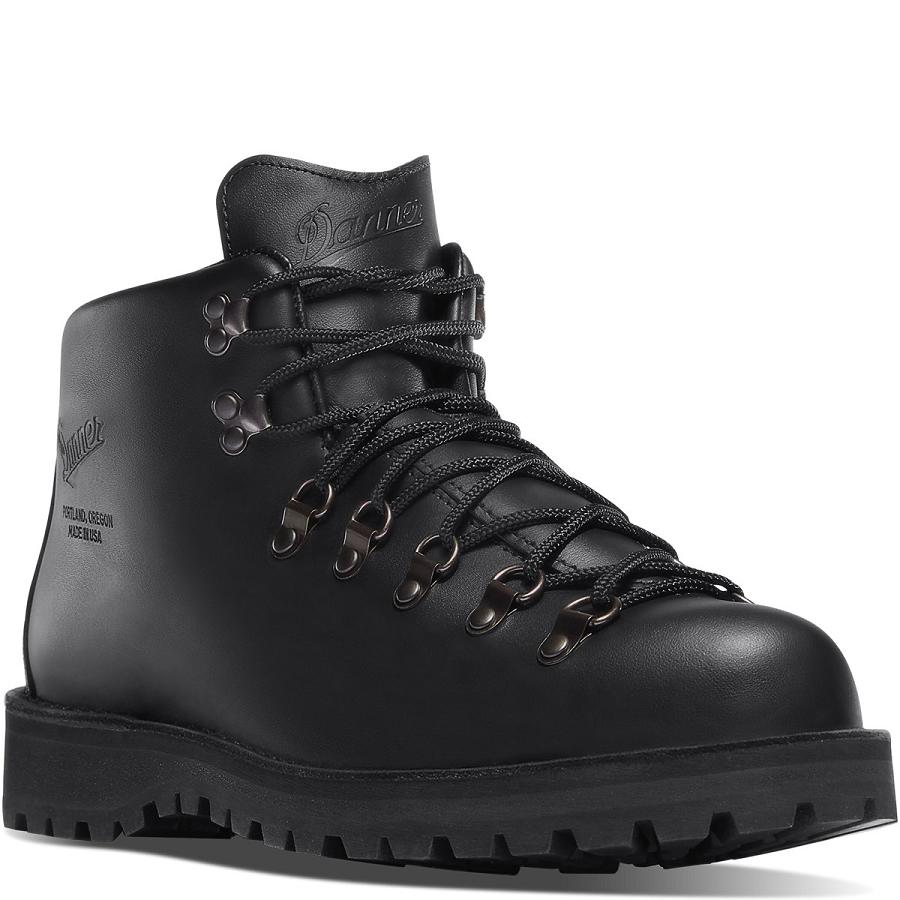 Kozaki Trekkingowe Danner Mountain Light - GORE-TEX Męskie Czarne | PL1473ZG