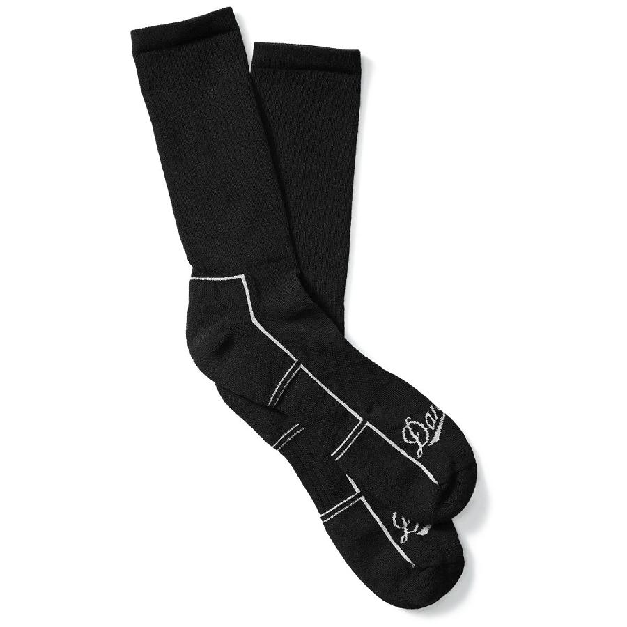 Skarpety Danner Drirelease Lekkie Uniform Socks Crew Męskie Czarne | PL1614TV