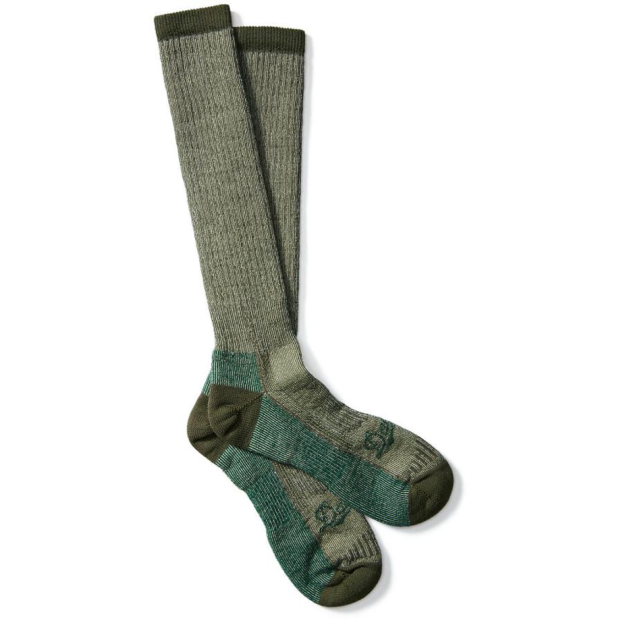 Skarpety Danner Merino Midweight Hunting Socks Over Calf Damskie Zielone | PL1200UT