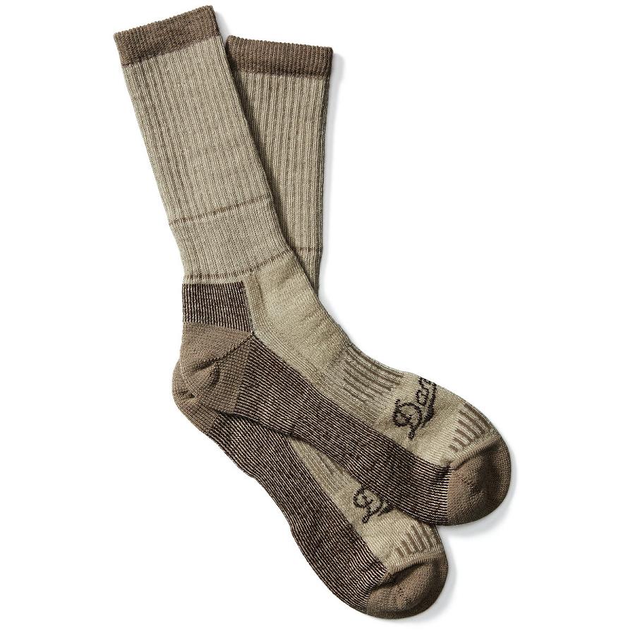 Skarpety Danner Merino Midweight Hunting Socks Crew Męskie Brązowe | PL1624GL