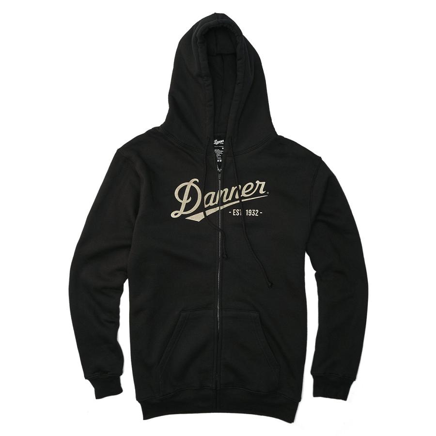 Ubrania Danner Logo Hoodie Zip-Up Damskie Czarne | PL1270NB