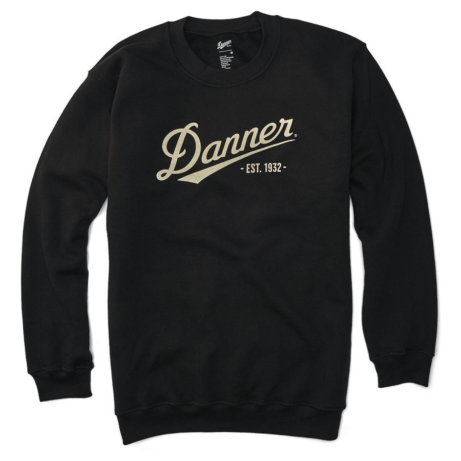 Ubrania Danner Logo Sweatshirt Damskie Czarne | PL1271MA